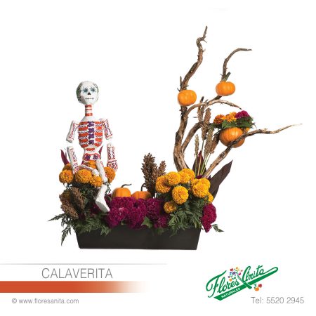 CALAVERITA (Arreglo Floral) Exóticos